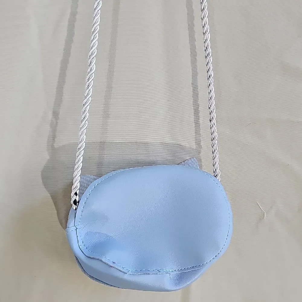 Kids Blue Cat Face Crossbody Bag - Unbranded (0045)